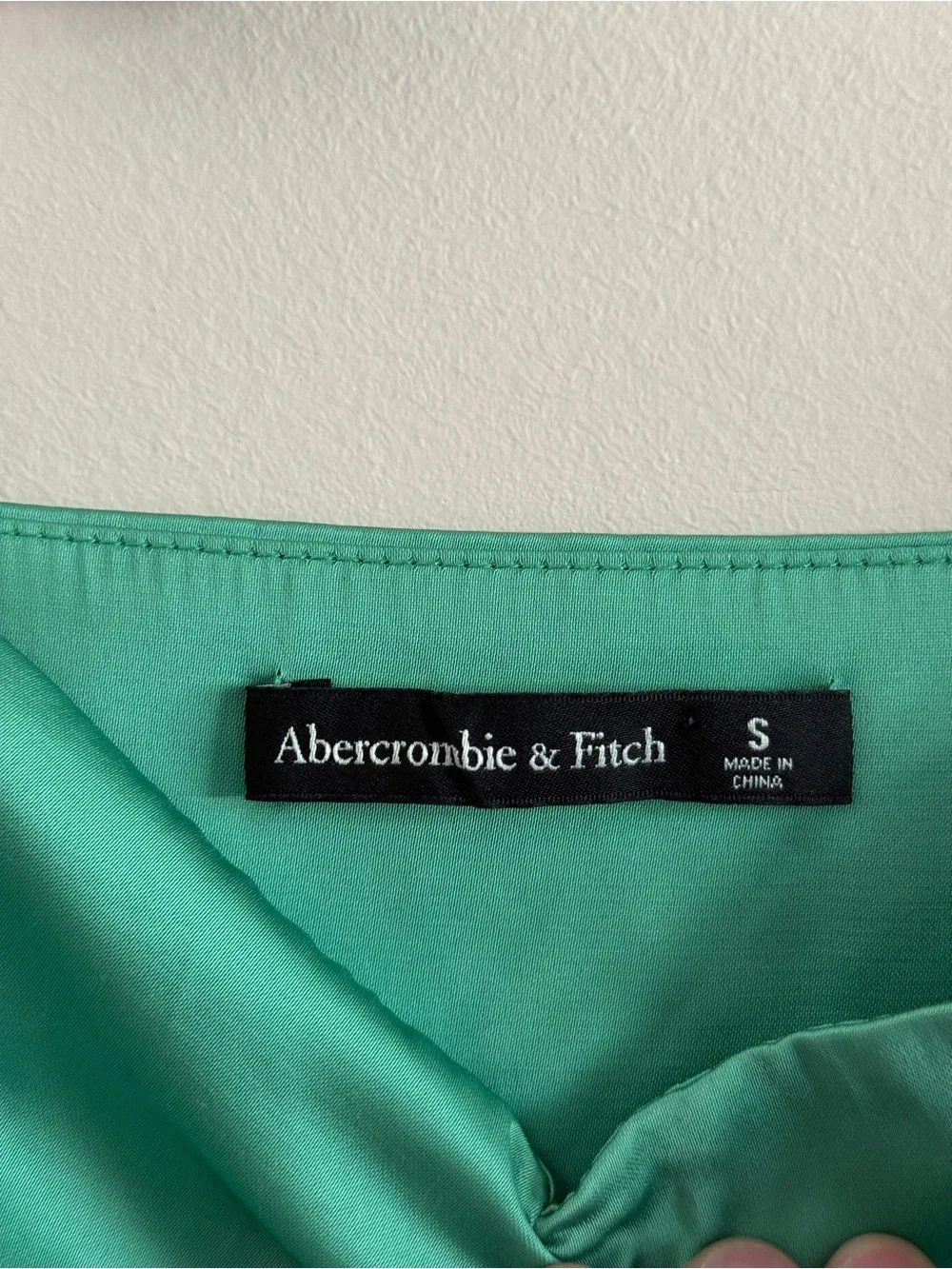 Abercrombie & Fitch Emerald Green Lace Maxi Slip Dress